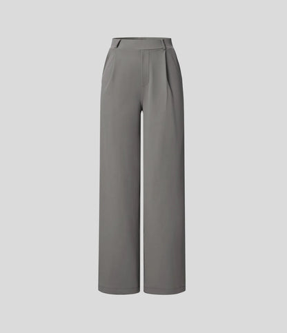 Pantalon Morgan Flex™ Taille Haute à Jambe Droite avec Poches